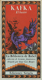 Portada de "El buitre" de Kafka